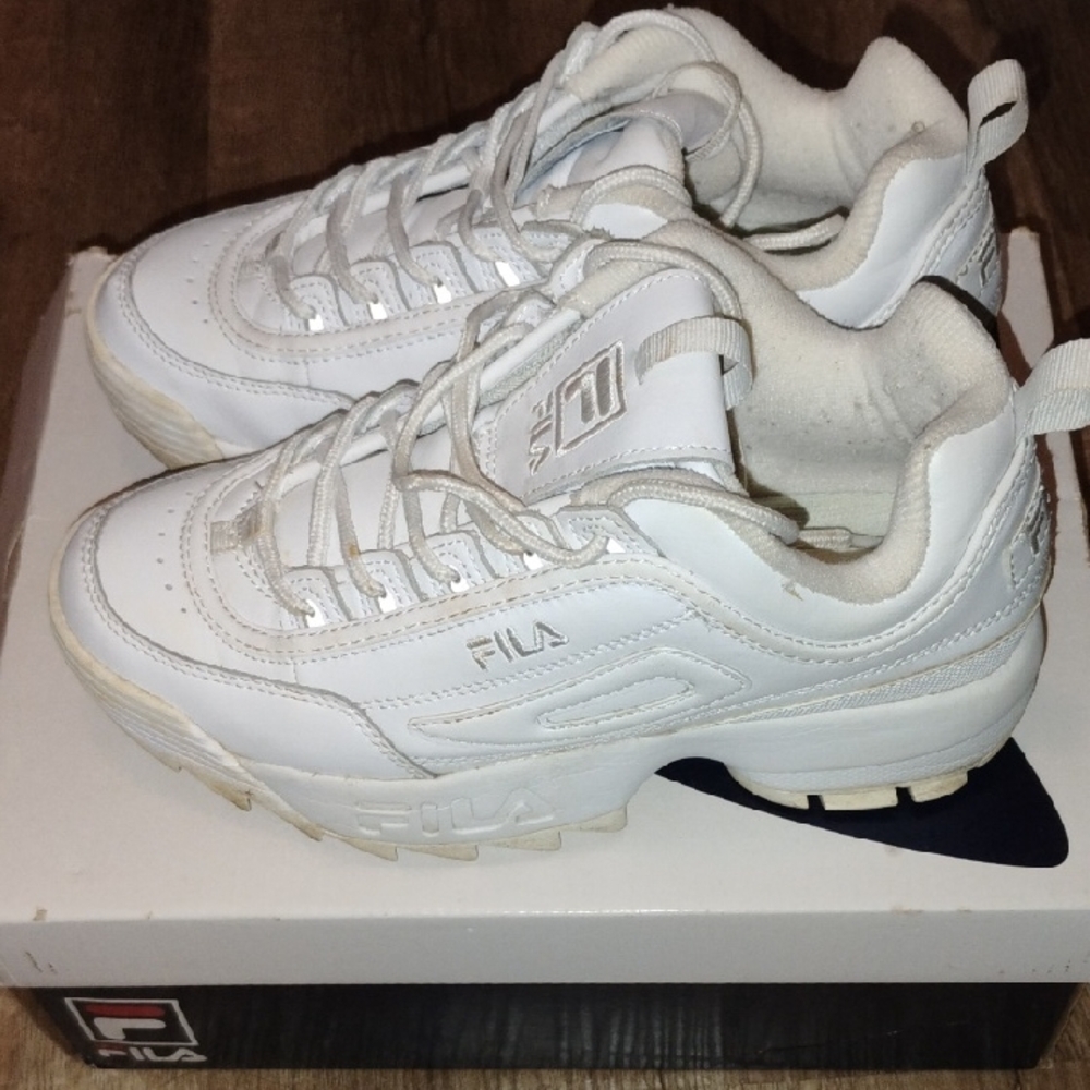 Fila Classic White Athletic Shoes